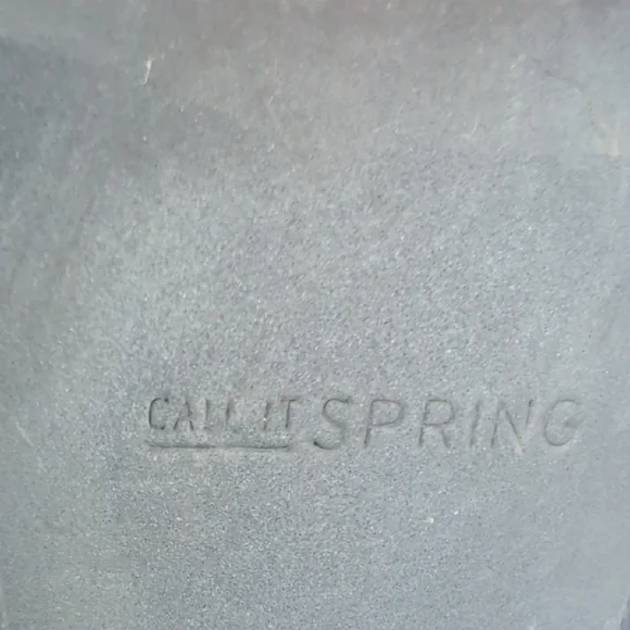 Call It Spring Black Faux Leather Ankle Booties with Side Buckles - Picture 2 of 8